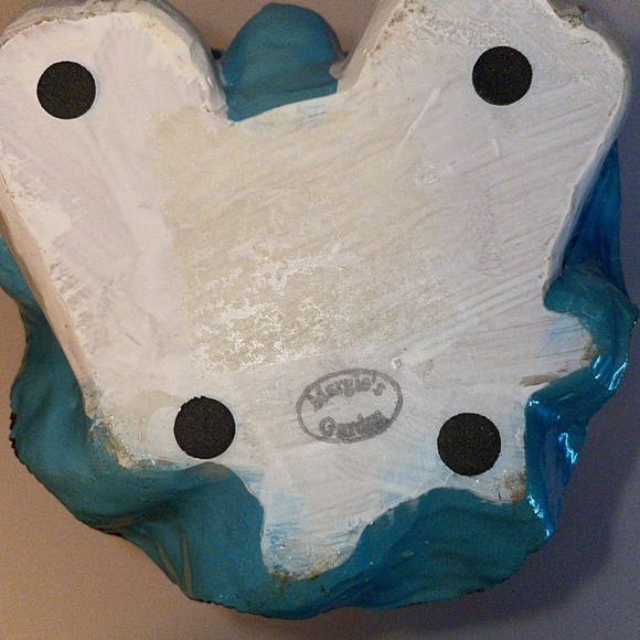 Margies Garden Rabbit Vase Ceramic Bunny Flower Hat Basket Spring Easter bunny - Picture 8 of 8